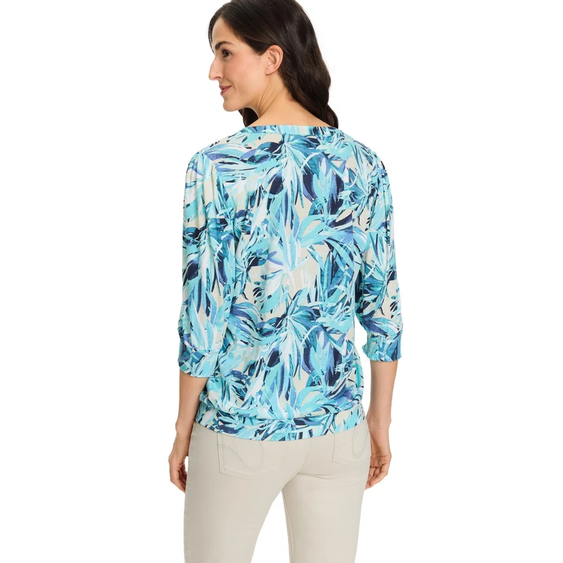 Dames Top 11105044 Olsen AQUA