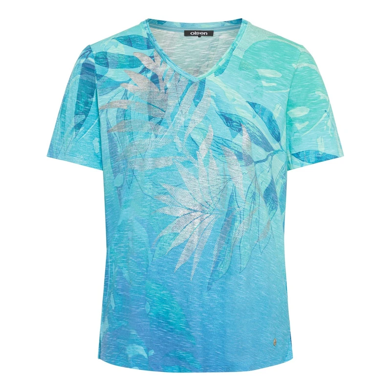 Dames Top 11105045 Olsen AQUA