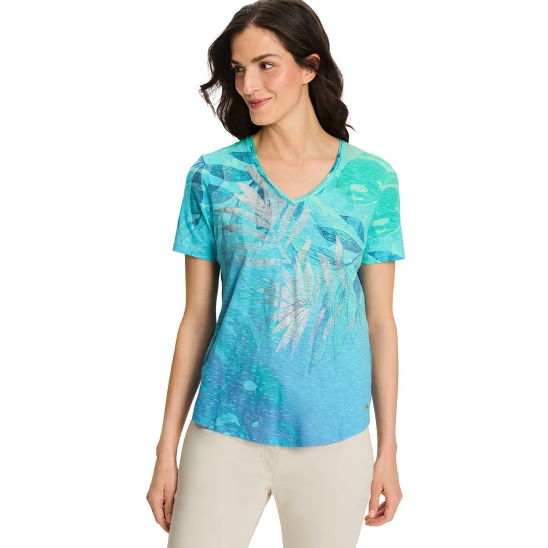 Dames Top 11105045 Olsen AQUA