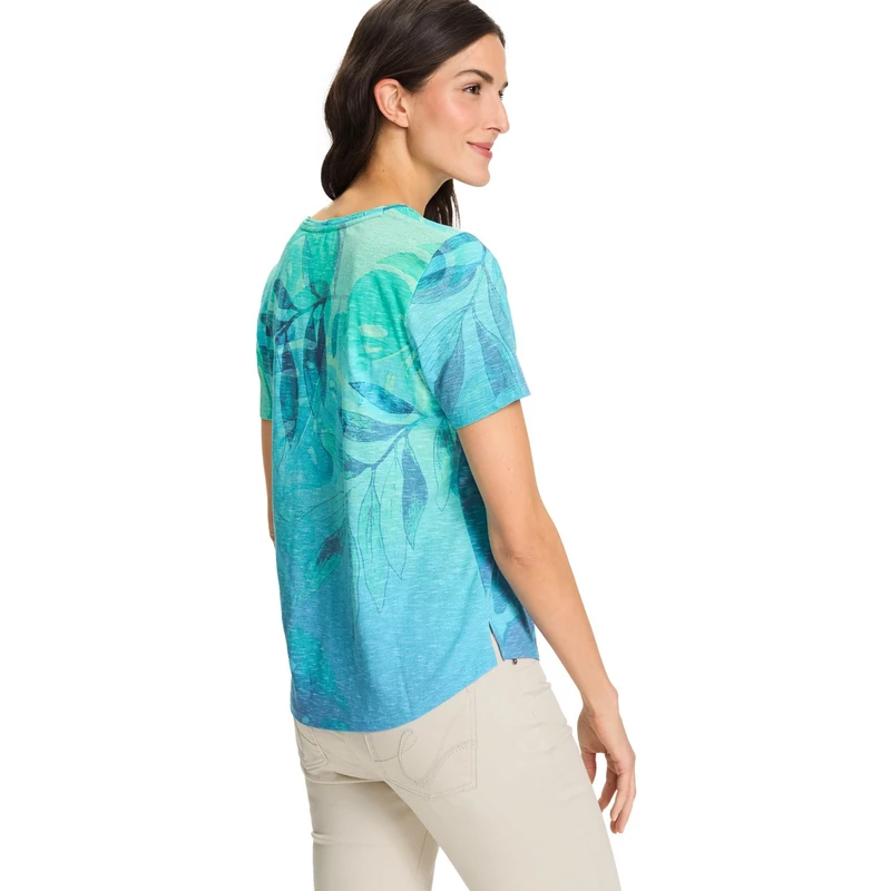 Dames Top 11105045 Olsen AQUA