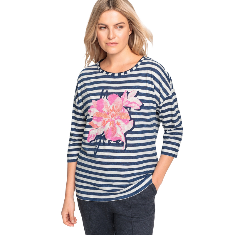 Dames Top 11105053 Olsen INDIGO BLUE