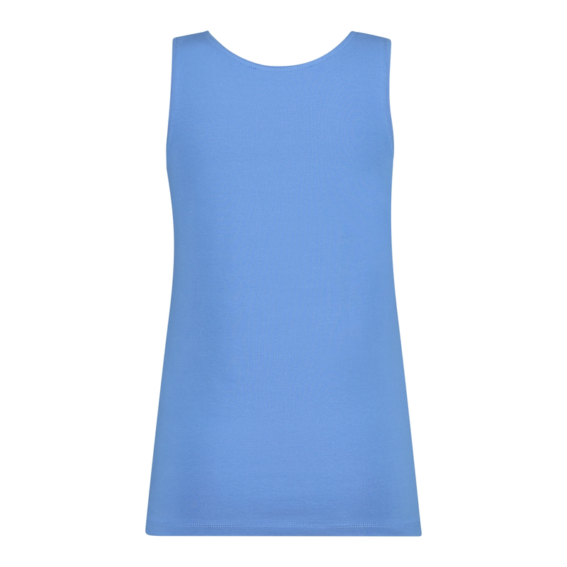 Dames Top 19124 basis topje Sanne MIDDEN BLAUW