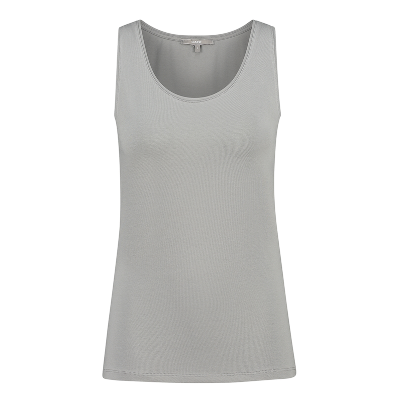 Dames Top 19124 basis topje Sanne LICHT GRIJS