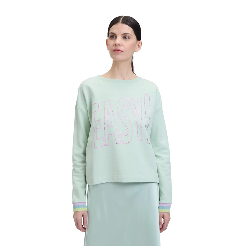 Dames Top 20027517 Cartoon GROEN DESSIN