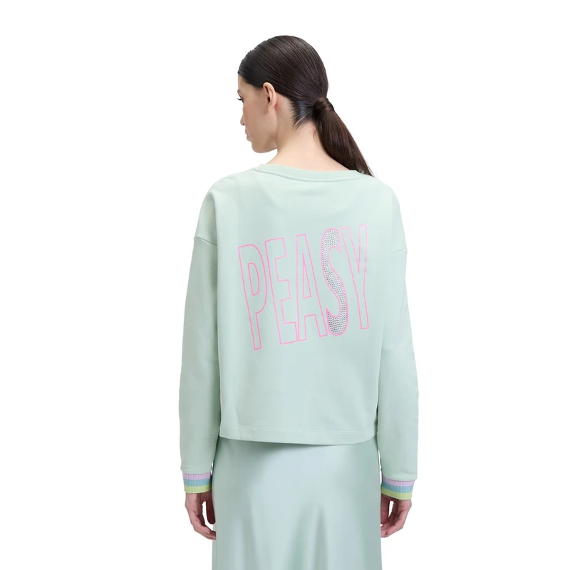 Dames Top 20027517 Cartoon GROEN DESSIN