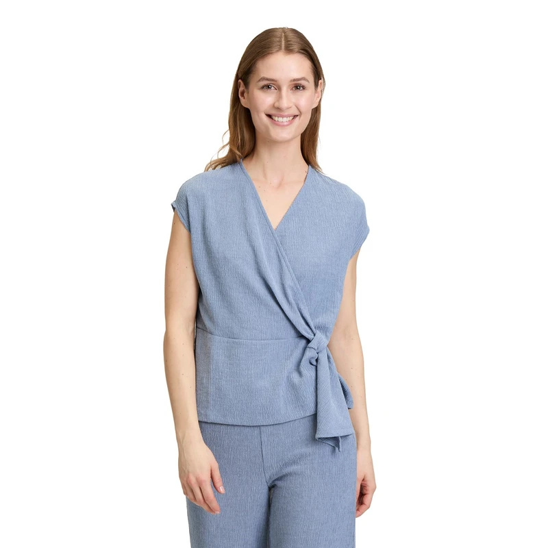 Dames Top 20077250 Cartoon MIDDEN BLAUW