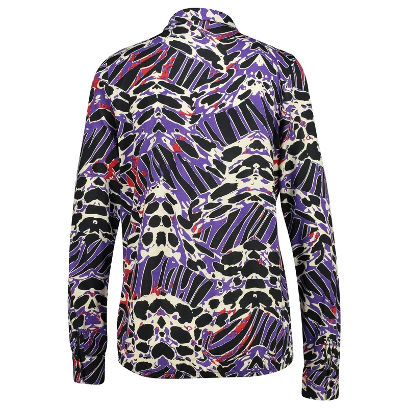 Dames Top 23112poloBlouse anim Les Copines PAARS