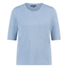 Dames Top 24175 R-hals km lurex