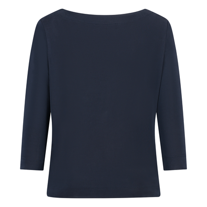 Dames Top 24183 top 3/4mw cupro drape