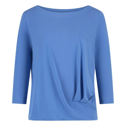 Dames Top 24183 top 3/4mw cupro drape