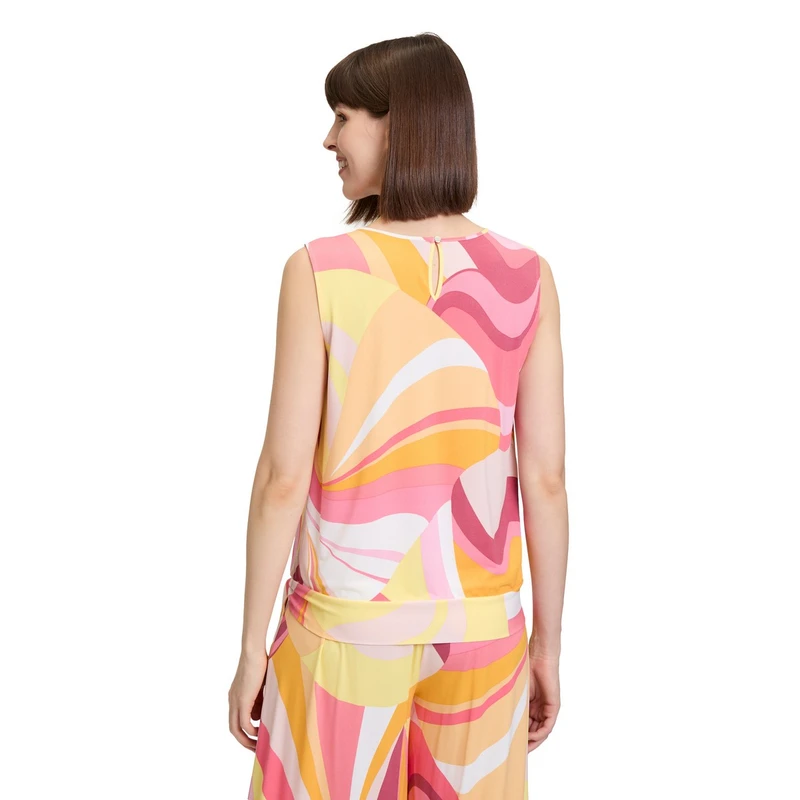 Dames Top 24501223 Betty Barclay PAARS DESSIN