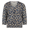Dames Top 25003 top panterprint jersey lurex