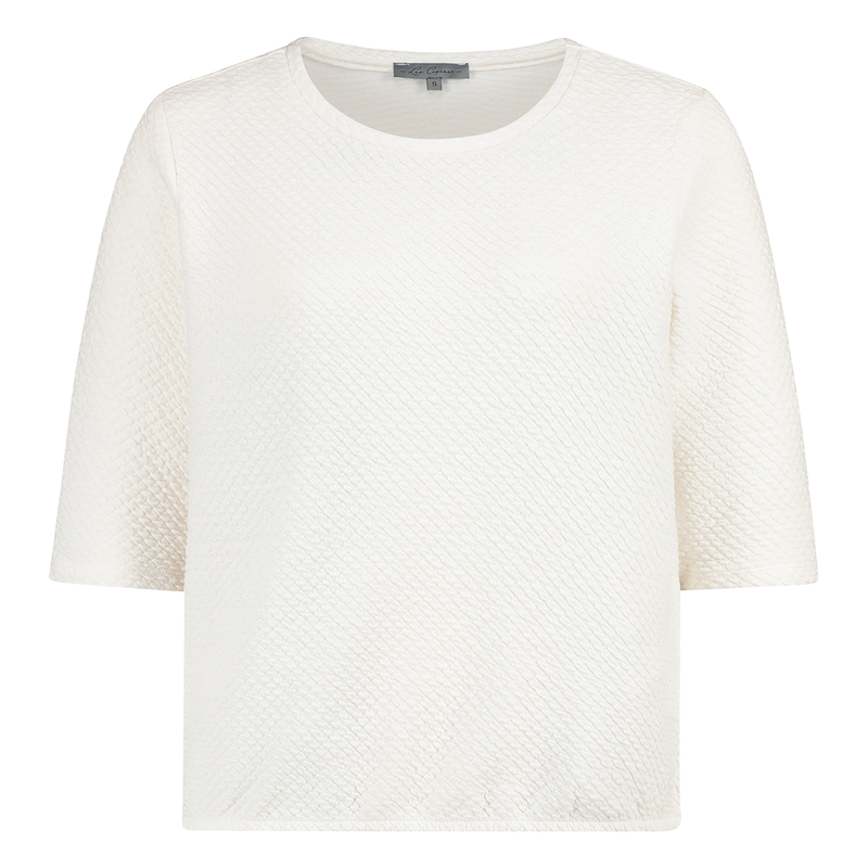 Dames Top 25041 Les Copines OFF-WHITE