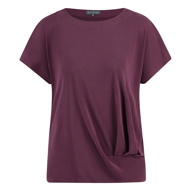 Dames Top 25052 Ivy & You BORDEAUX