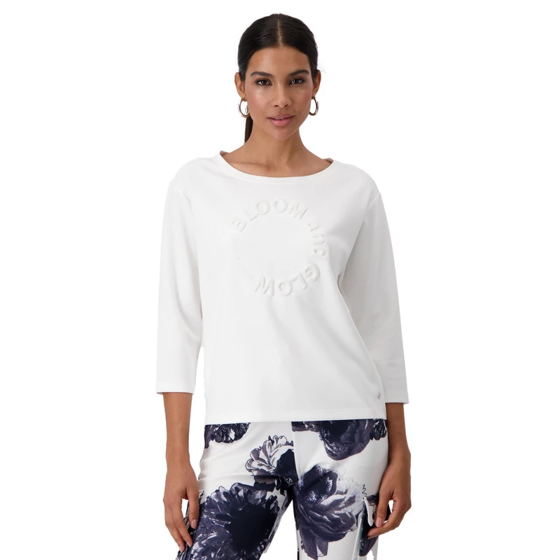 Dames Top 409104 Monari OFF-WHITE