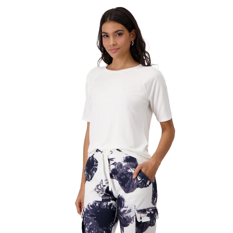Dames Top 409372 Monari OFF-WHITE