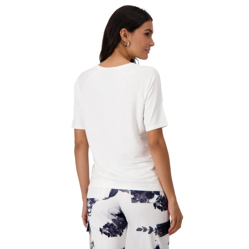 Dames Top 409372 Monari OFF-WHITE
