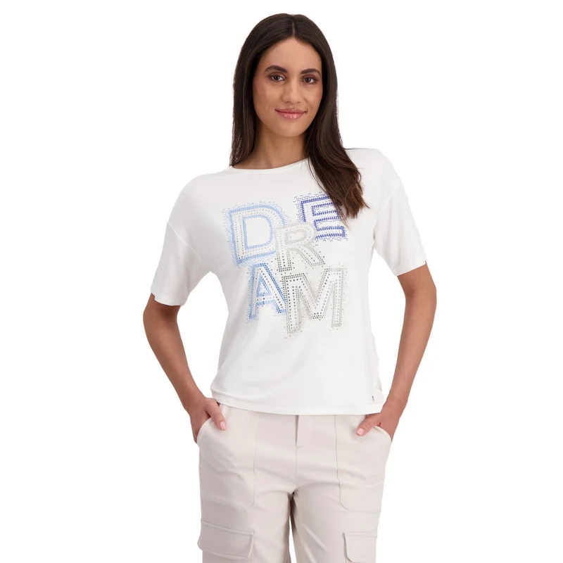 Dames Top 409428 Monari OFF-WHITE