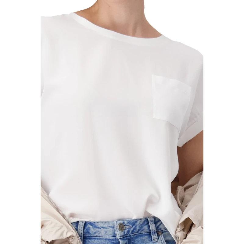 Dames Top 409546 Monari OFF-WHITE