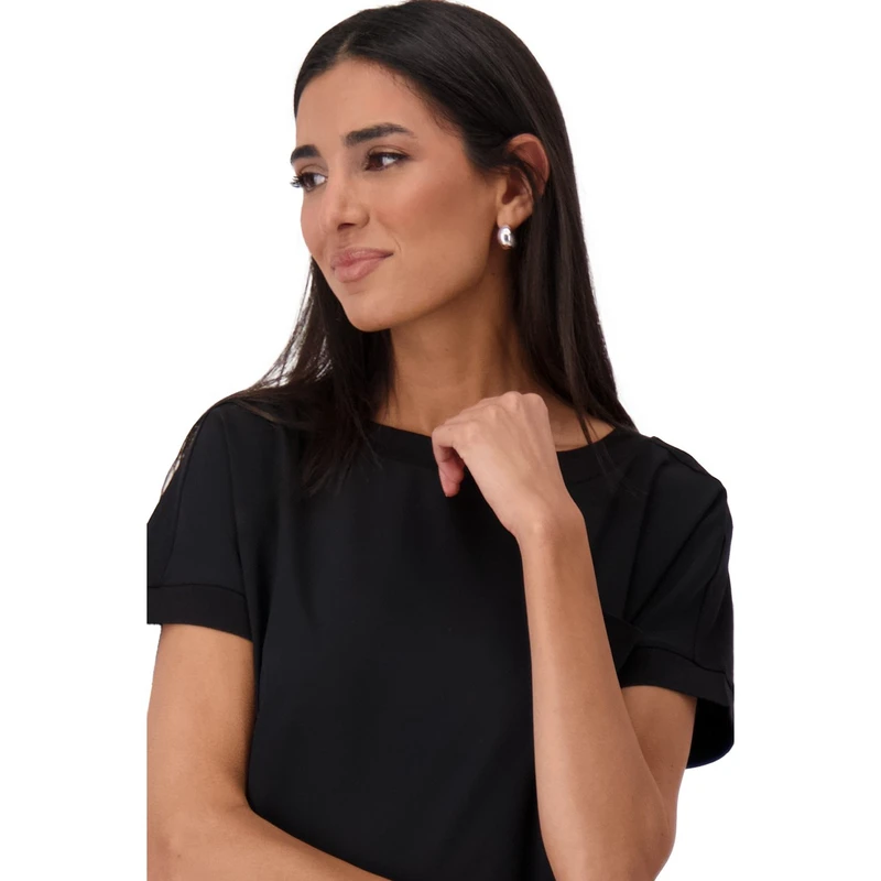 Dames Top 409702 Monari ZWART DESSIN