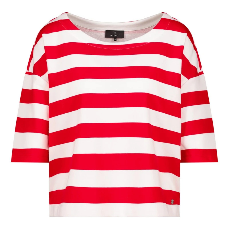 Dames Top 409707 Monari ROOD DESSIN