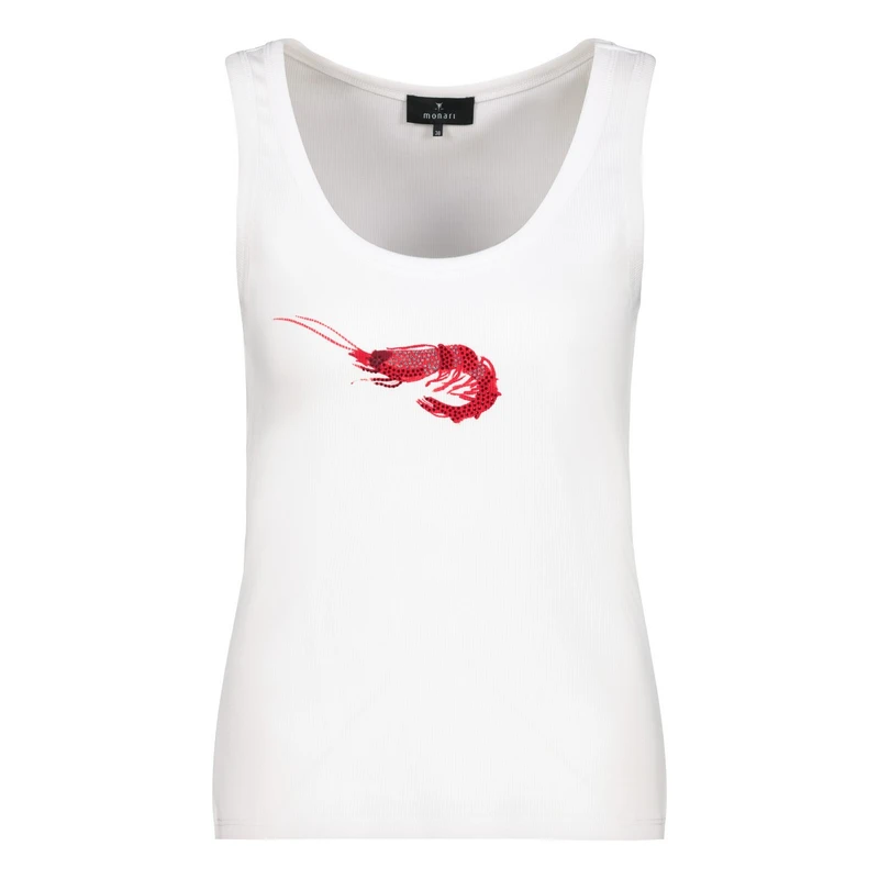 Dames Top 409726 Monari ECRU