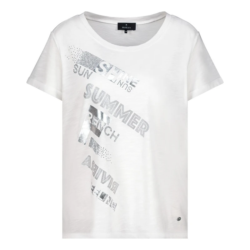Dames Top 409786 Monari ECRU