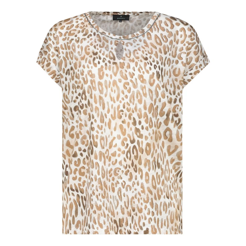 Dames Top 409851 Monari ECRU