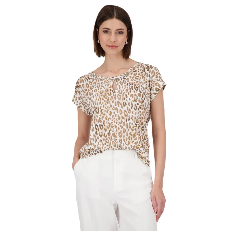 Dames Top 409851 Monari ECRU