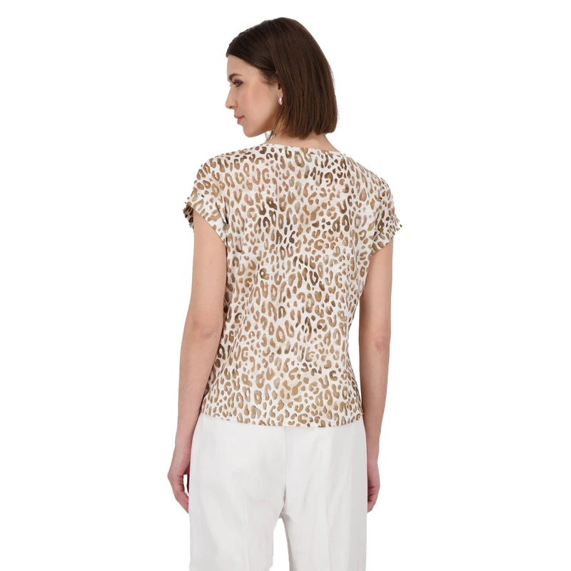 Dames Top 409851 Monari ECRU