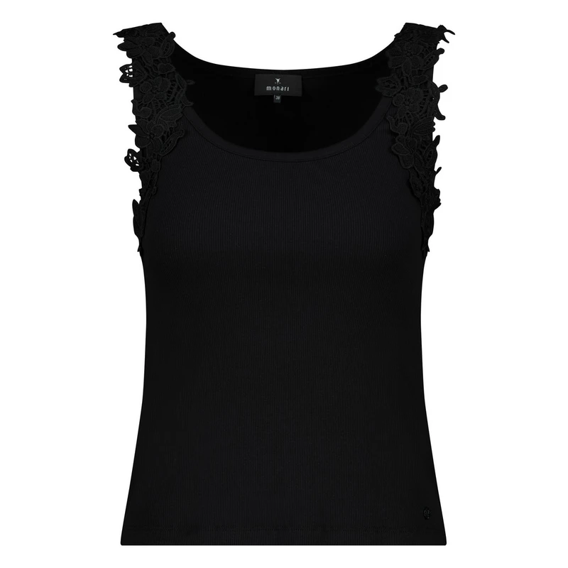 Dames Top 409867 Monari ZWART DESSIN
