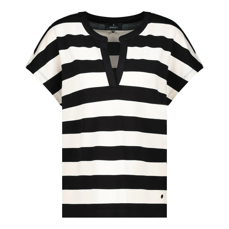 Dames Top 409879 Monari ZWART DESSIN