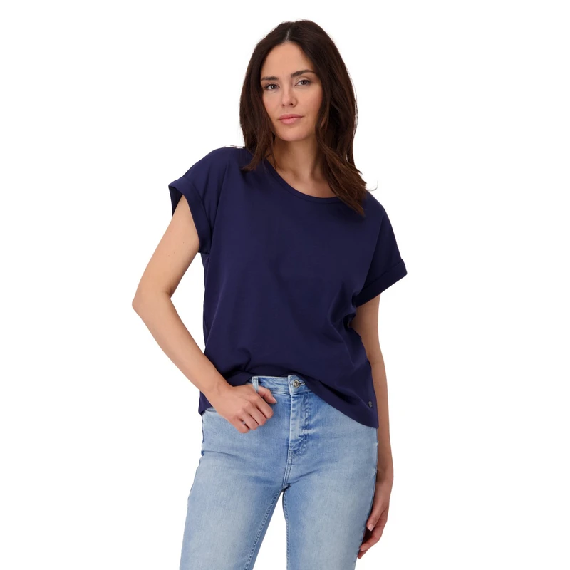 Dames Top 409885 Monari BLAUW DESSIN