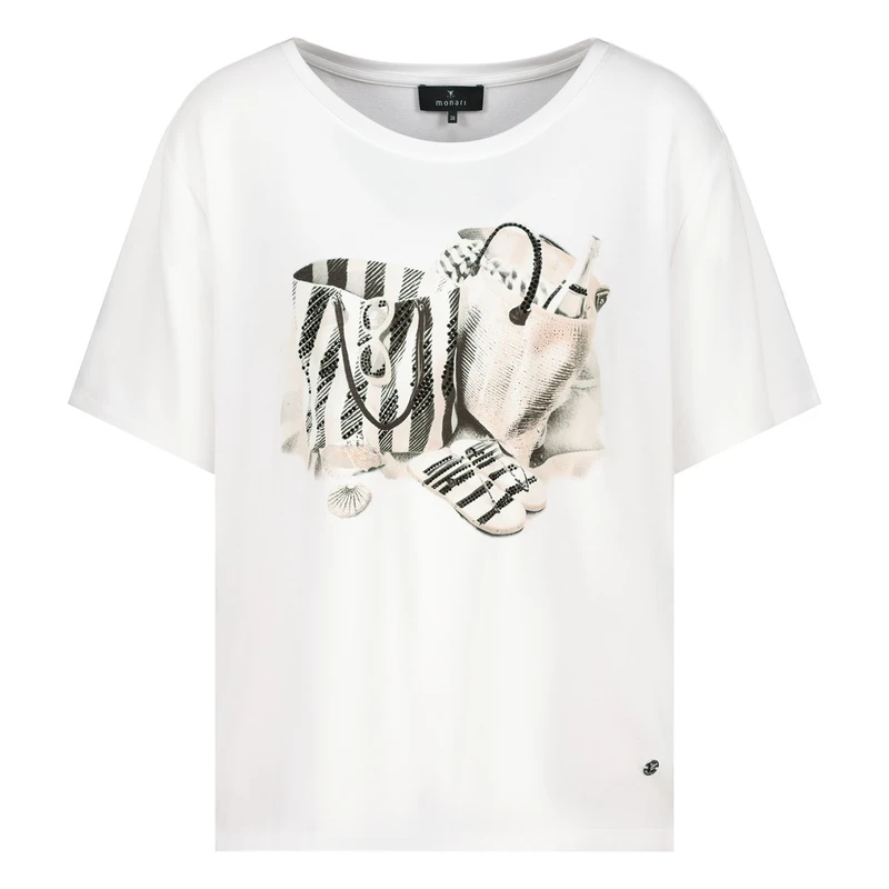 Dames Top 409916 Monari ECRU