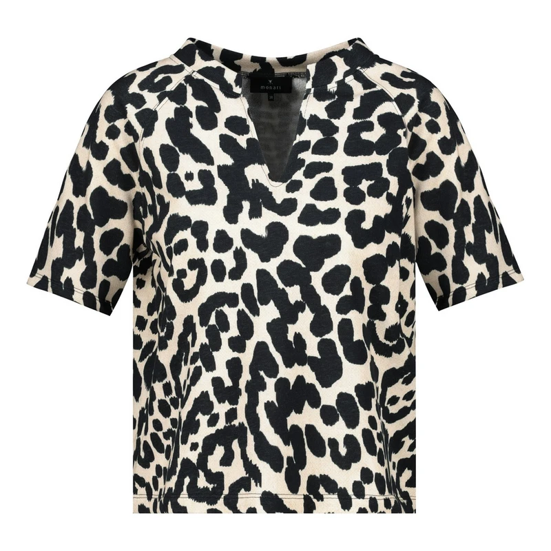 Dames Top 409999 Monari ZWART DESSIN