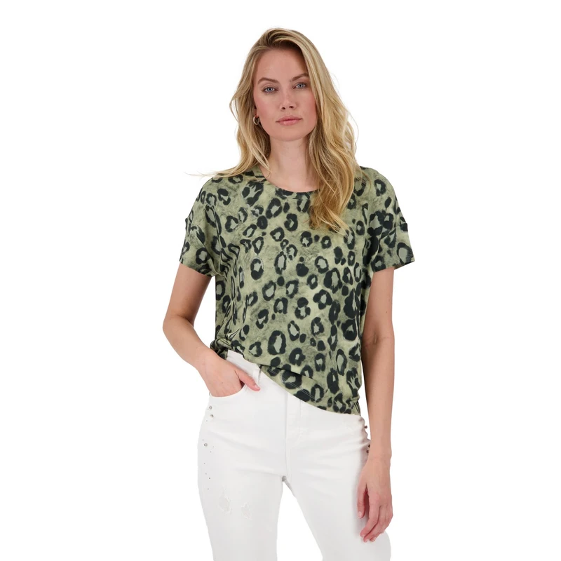 Dames Top 410065 Monari BRUIN DESSIN