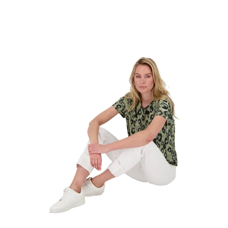 Dames Top 410065 Monari BRUIN DESSIN