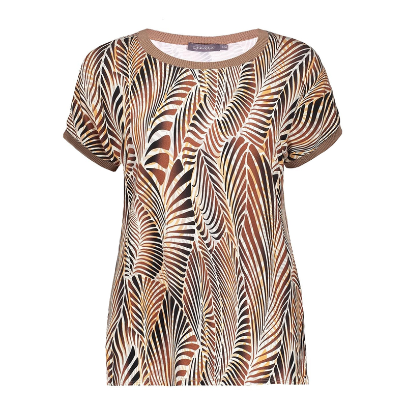 Dames Top 42053-60 SARAH Geisha COGNAC