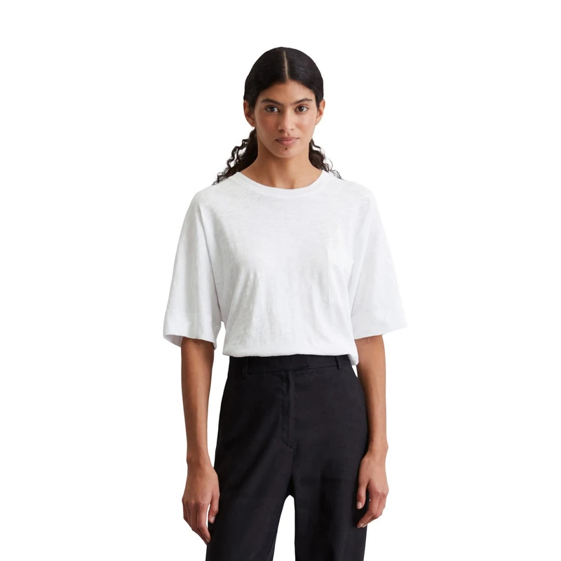 Dames Top 504226151203 Marc O'Polo Wit