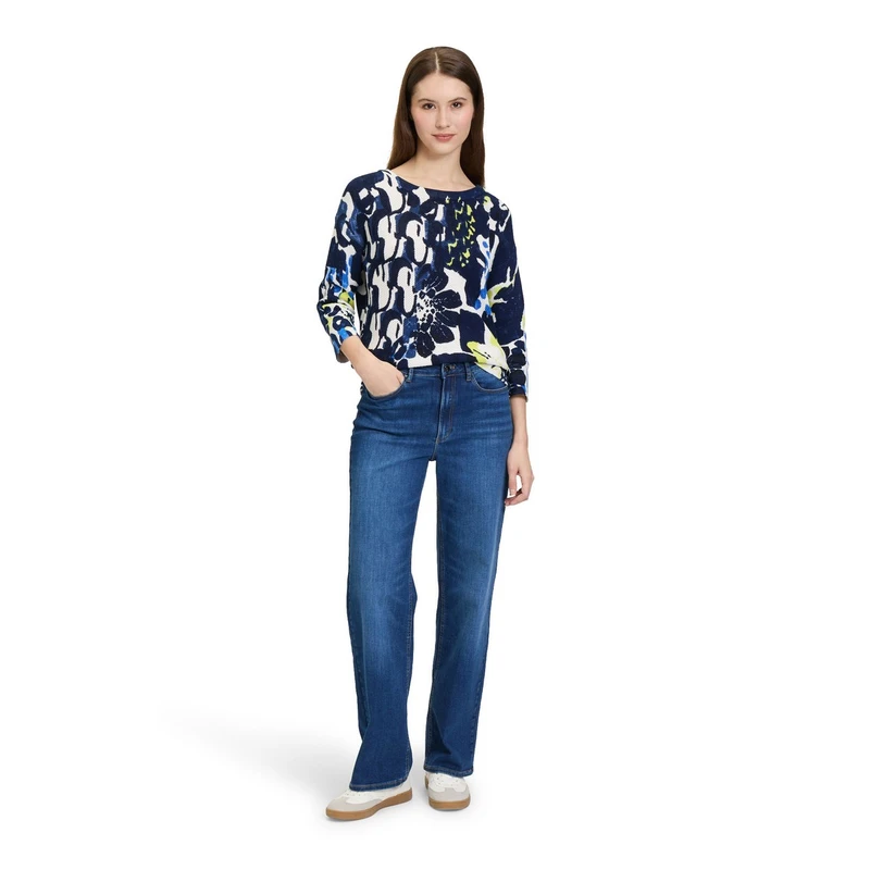 Dames Top 51618114 Betty-So Cosy NAVY