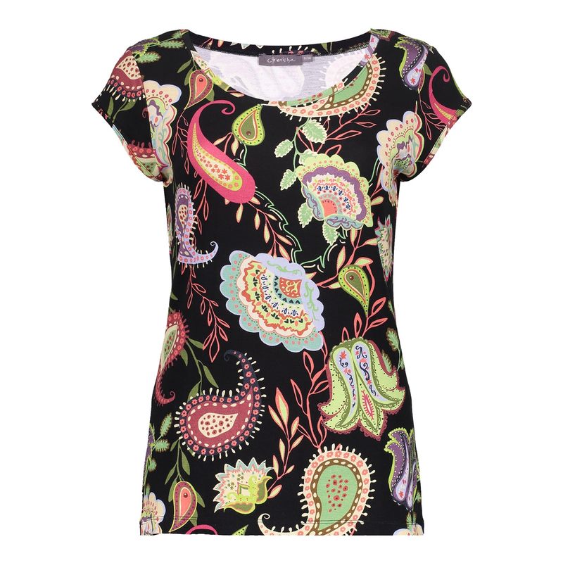 Dames Top 52096-60 KATE. Geisha GROEN DESSIN
