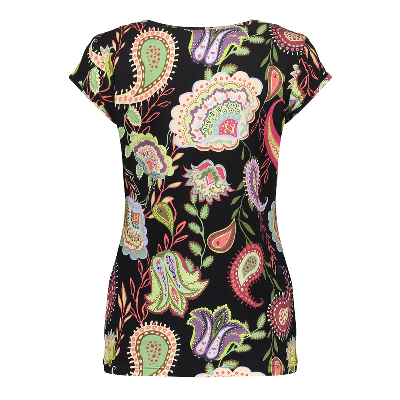 Dames Top 52096-60 KATE. Geisha GROEN DESSIN