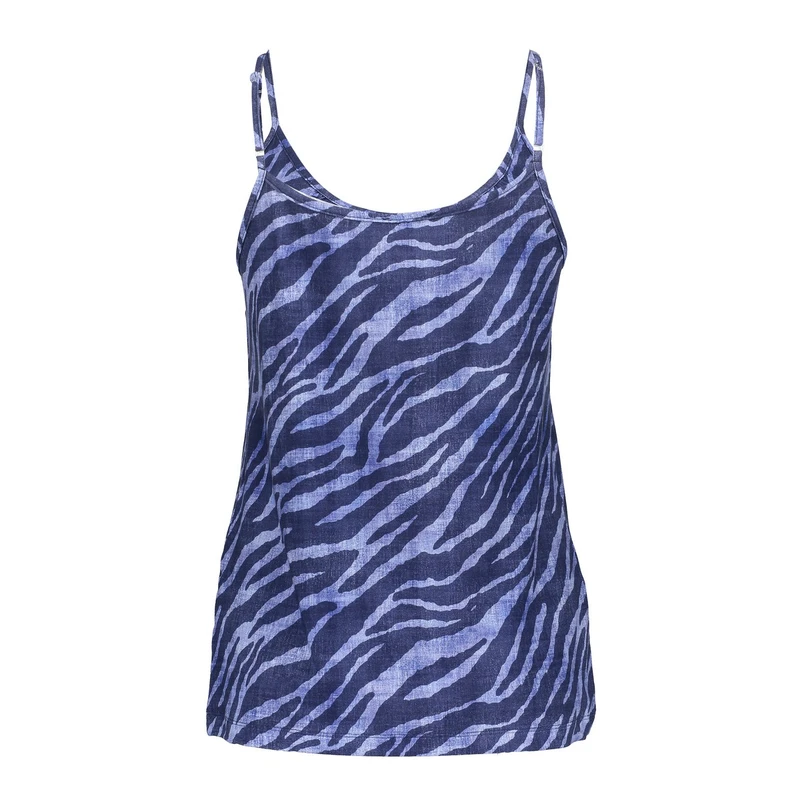 Dames Top 52136-60 SUE Geisha BLEU