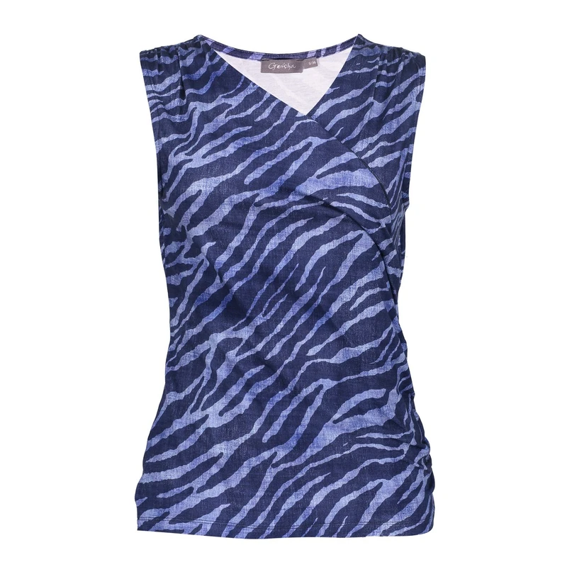Dames Top 52138-60 PUCK Geisha BLEU