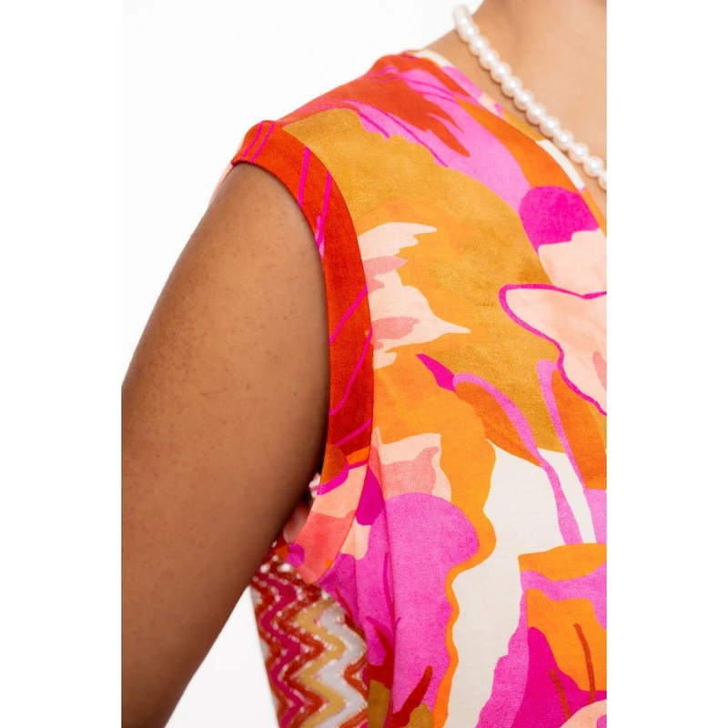 Dames Top 52418-20 Geisha ZWART DESSIN