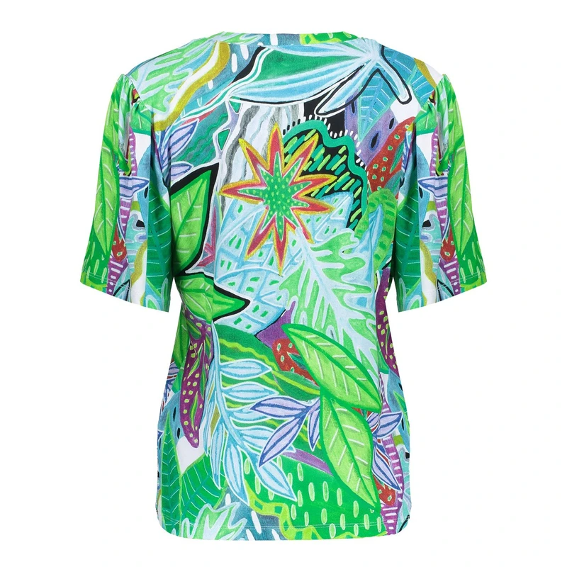Dames Top 52445-60 JAZZ Geisha AQUA
