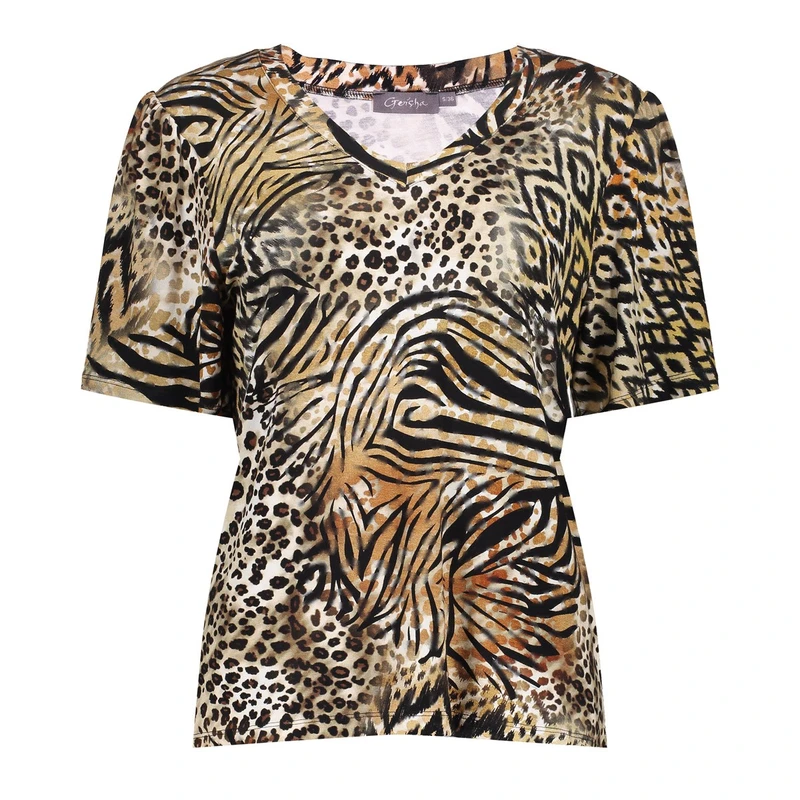 Dames Top 52445-60 JAZZ Geisha DONKER BRUIN