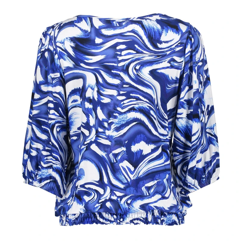 Dames Top 52449-60 ELLA Geisha BLEU