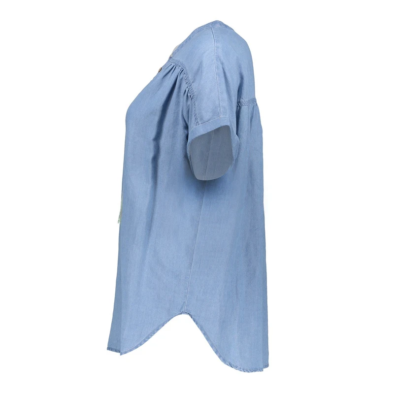 Dames Top 53001-10 Geisha MID BLUE DENIM
