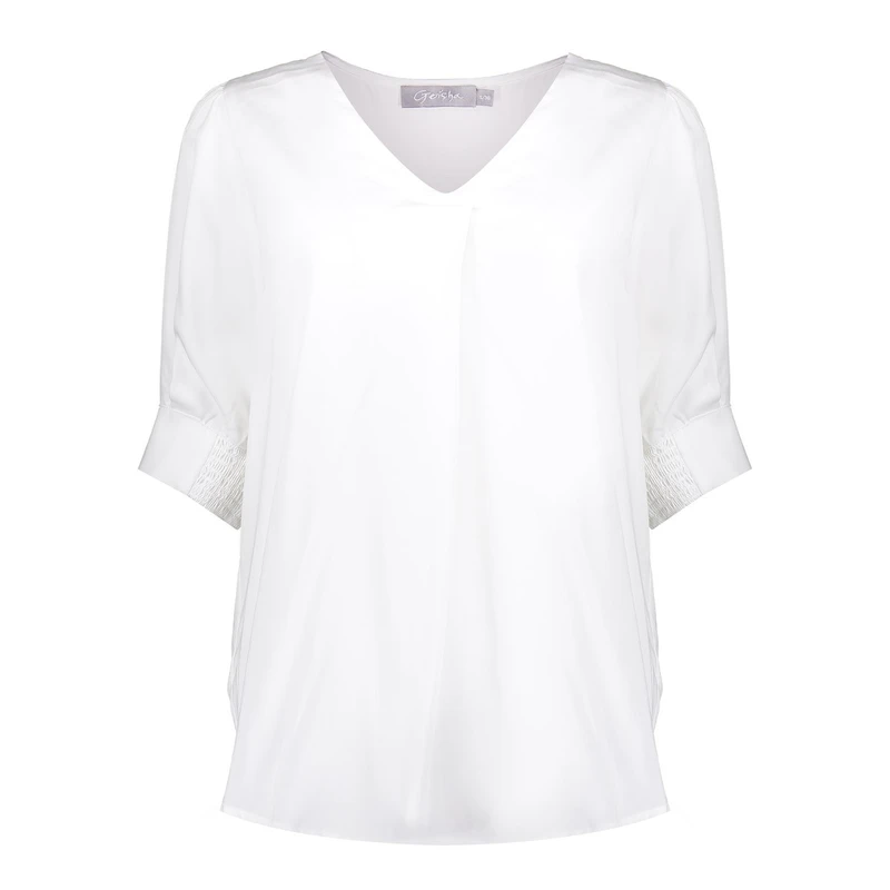Dames Top 53006-10 Geisha Wit